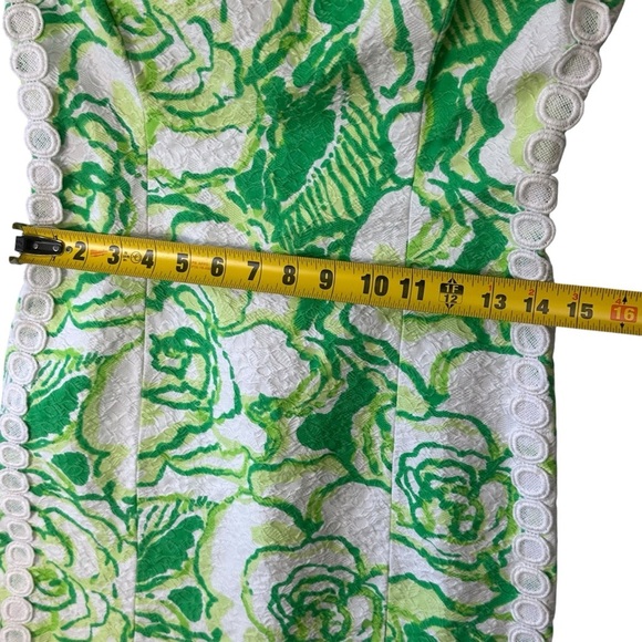 Vintage Lilly Pulitzer Mila Resort Heart Breaker Jacquard Lace Shift mini Dress - Picture 7 of 9